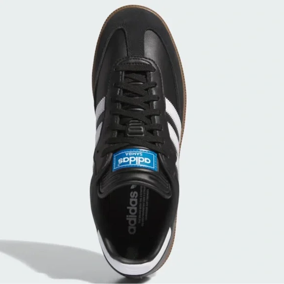 adidas Samba Golf Shoe Black Gum - Picture 9 of 12